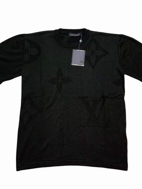 Louis Vuitton Black Monogram T-Shirt Men’s Size XL